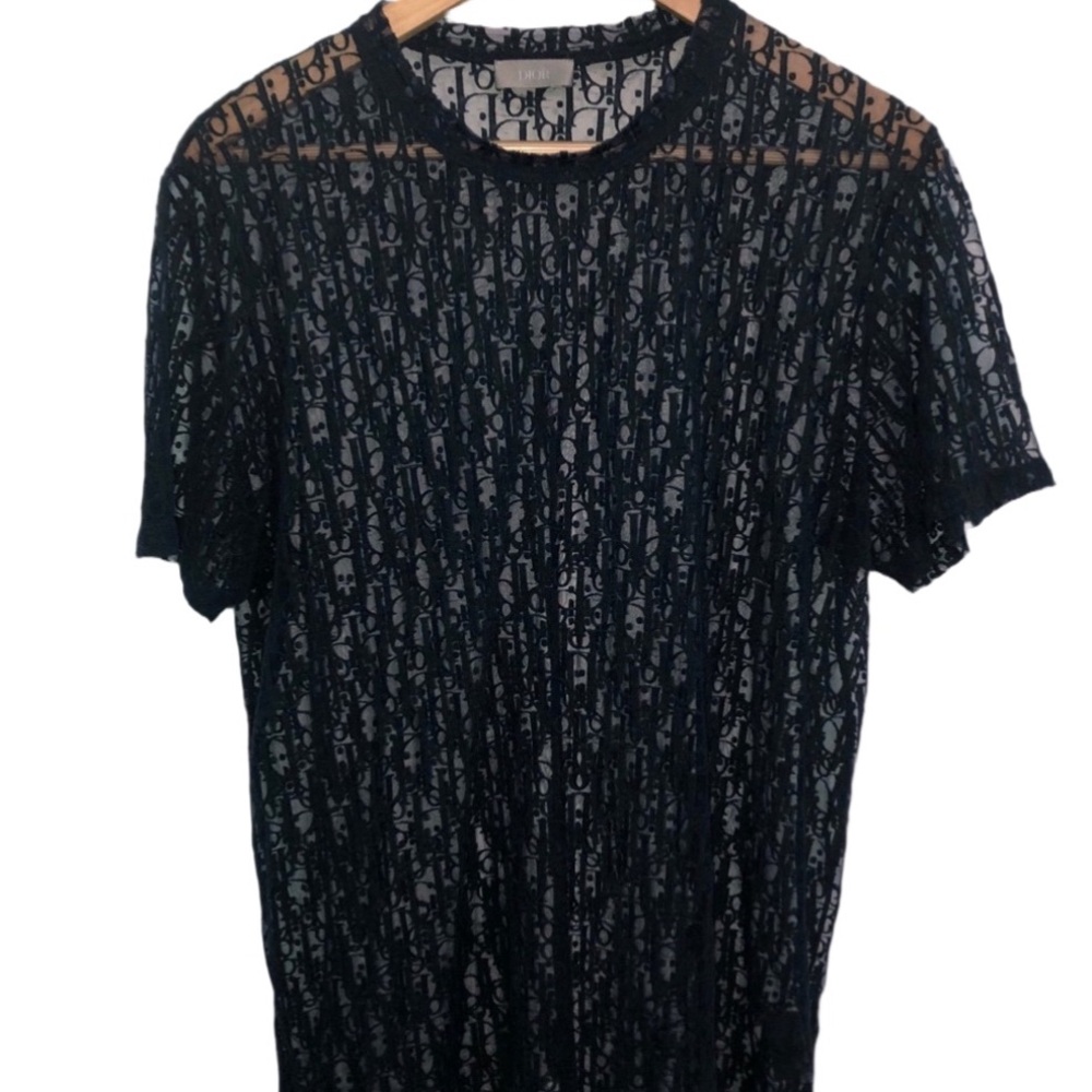 💎Dior Oblique Sheer SeeThru Shirt